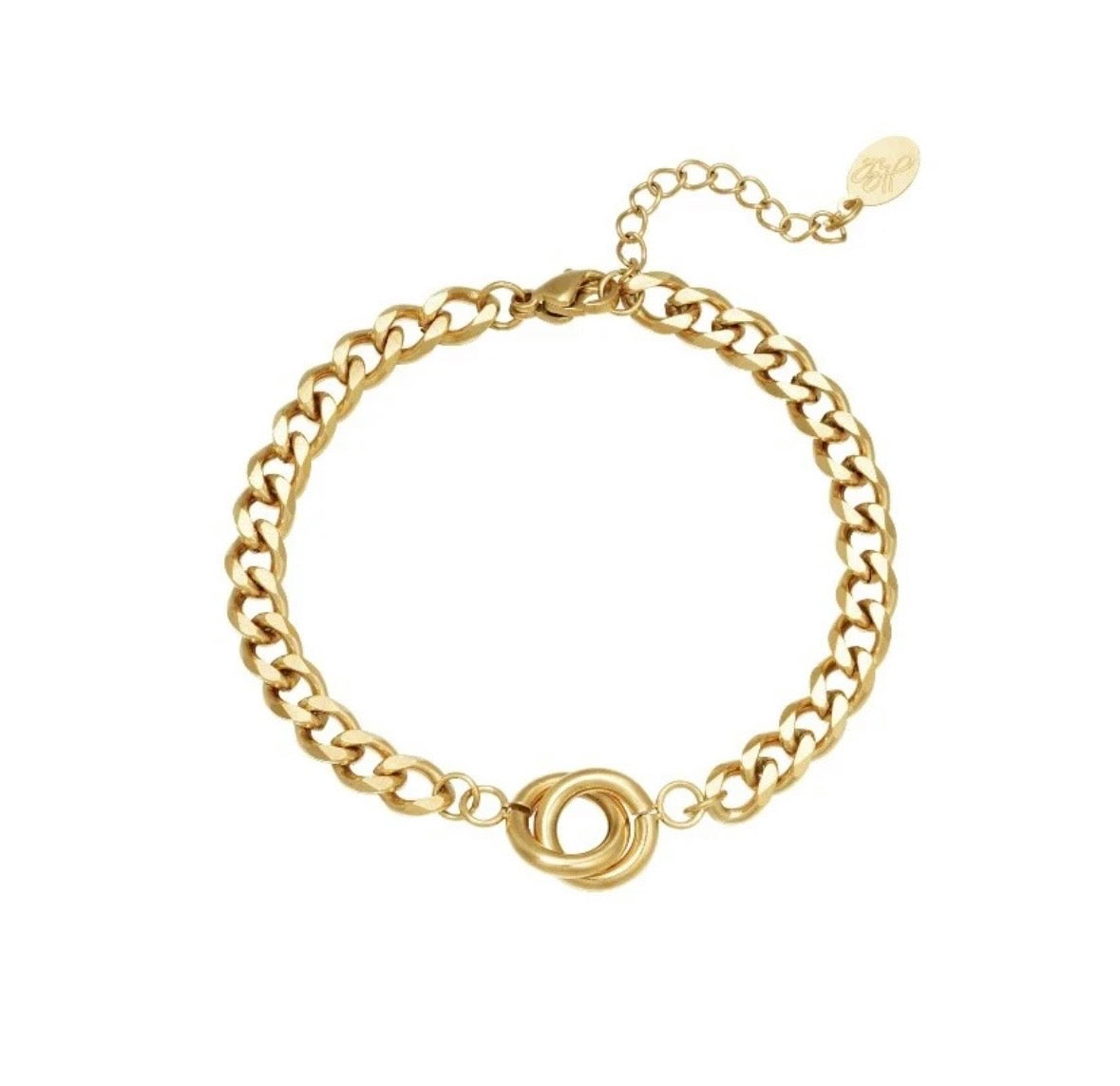 Armband dubbele cirkel