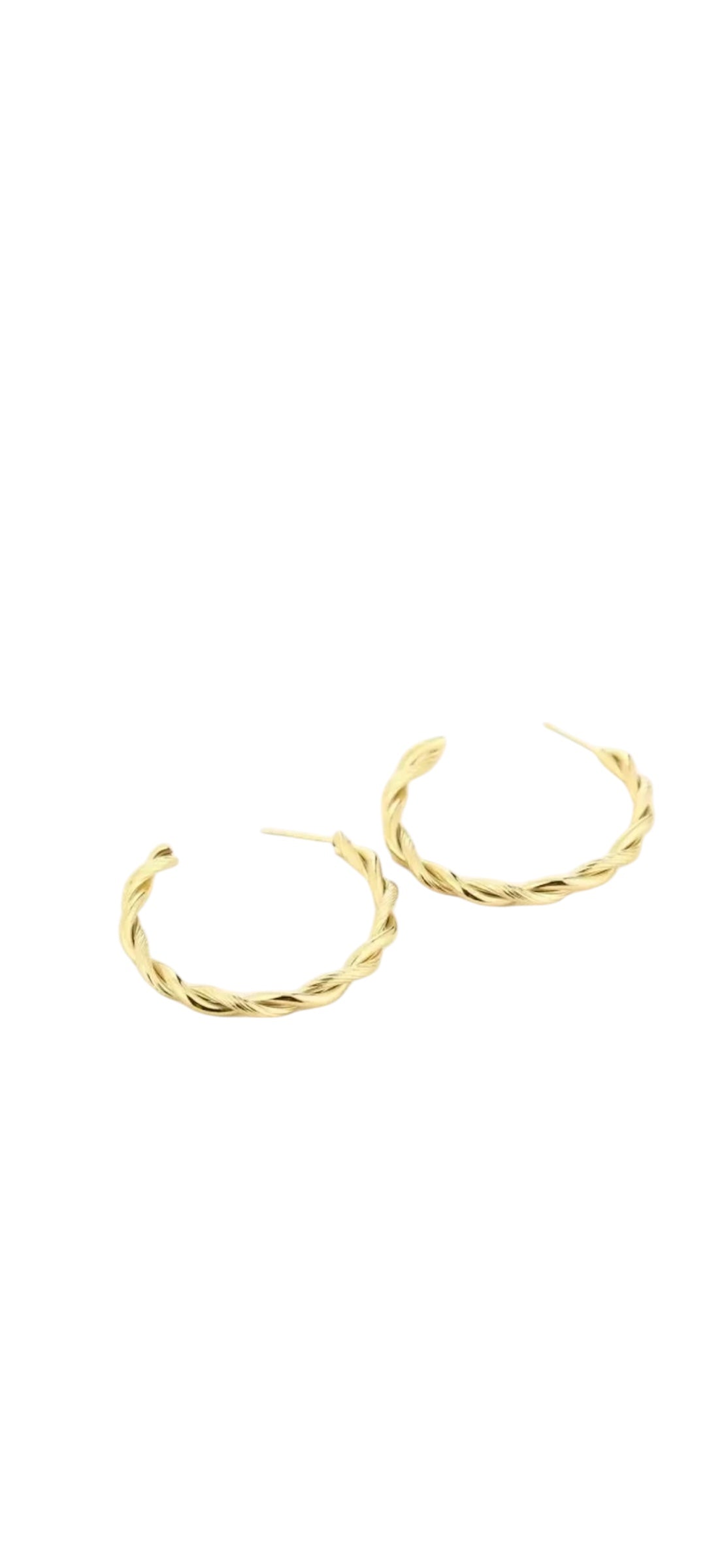 Oorbellen hoops swirl