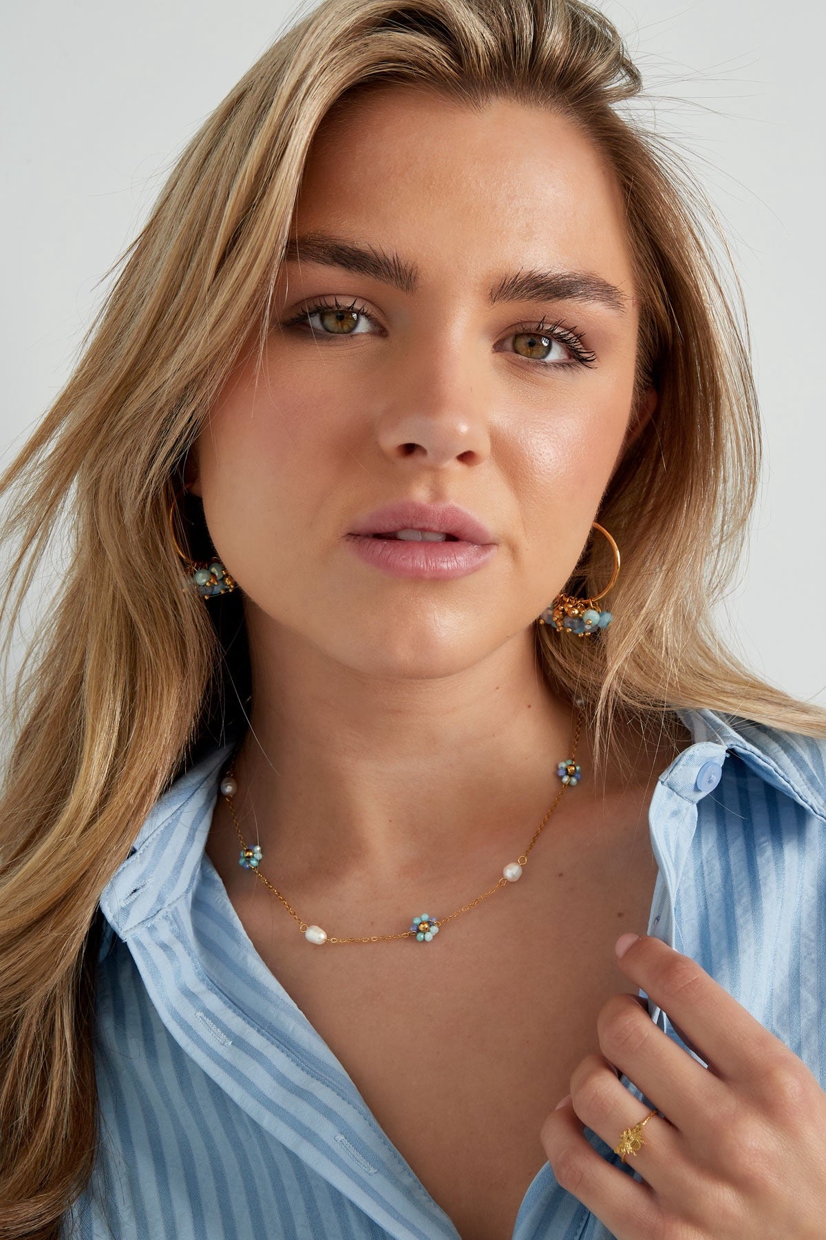 Ketting lente - wit