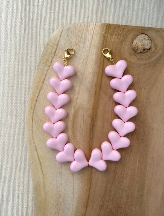 Telefoon koord - roze