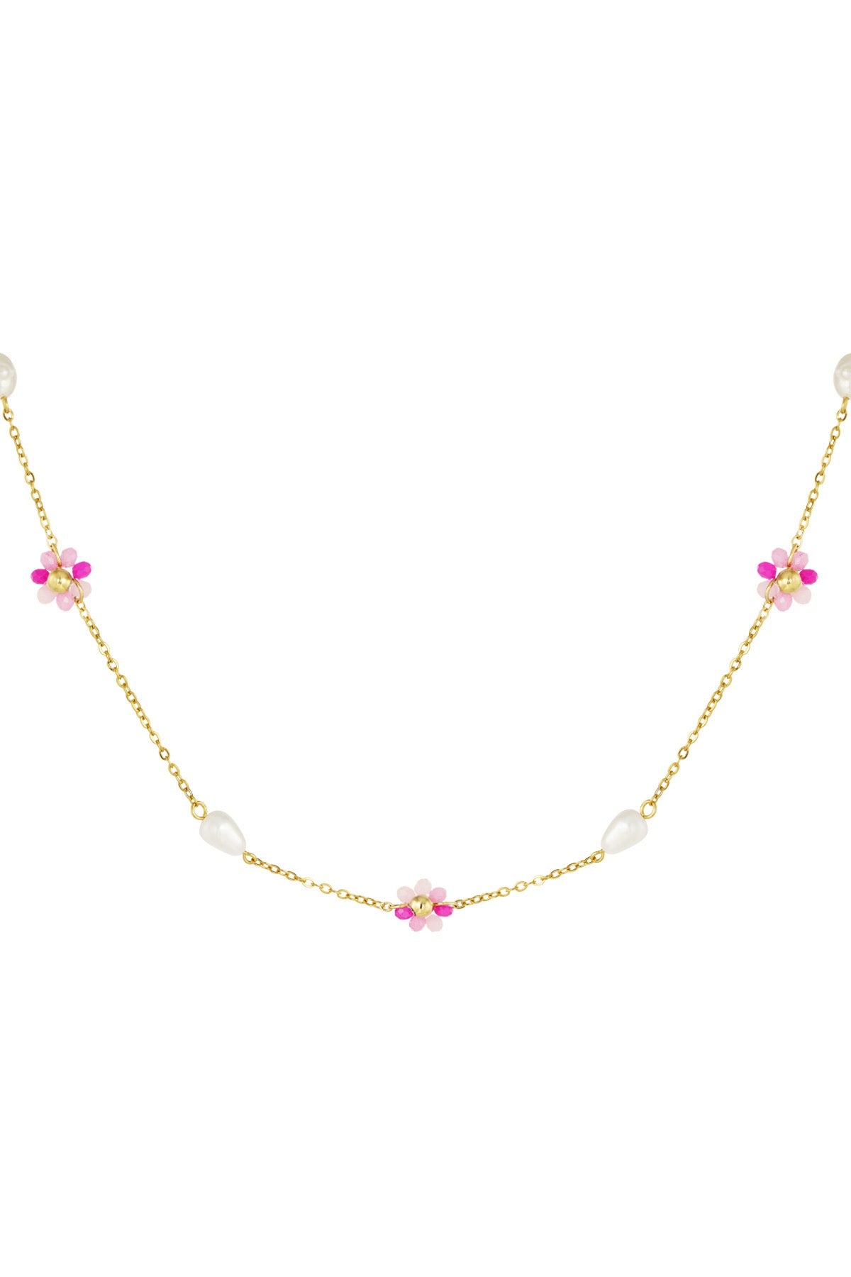 Ketting lente - roze