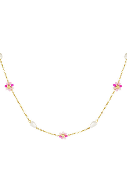 Ketting lente - roze