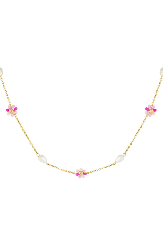 Ketting lente - roze