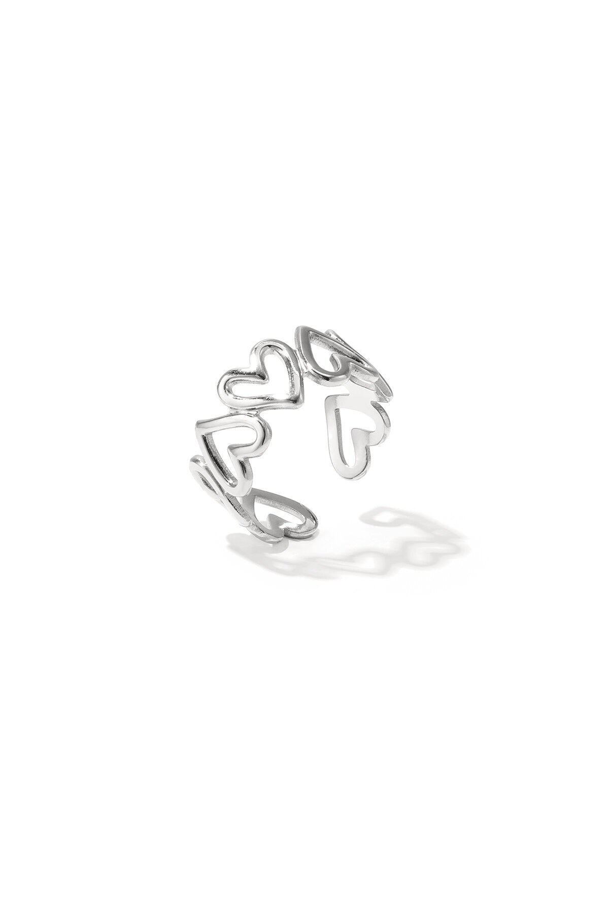 Ring open hearts