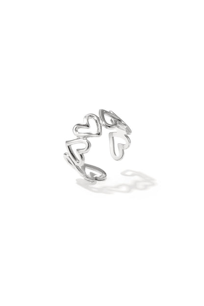 Ring open hearts