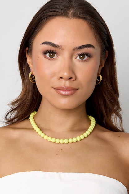 Kralen ketting Mila - roze