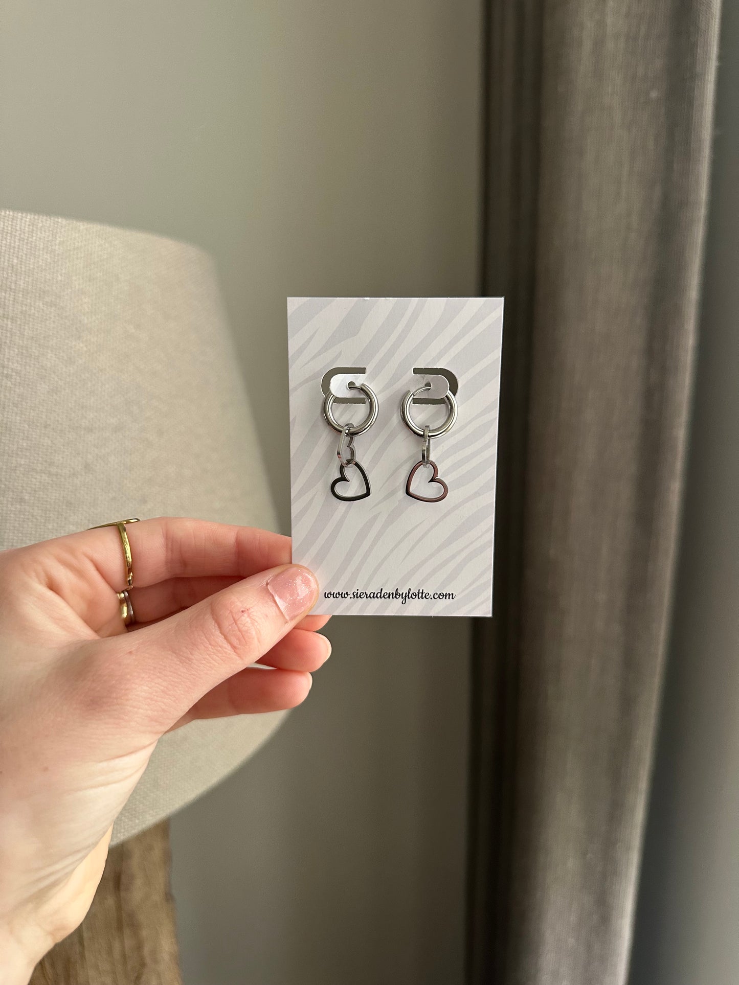 Oorbellen dubbel love