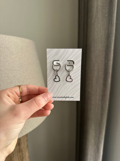 Oorbellen dubbel love