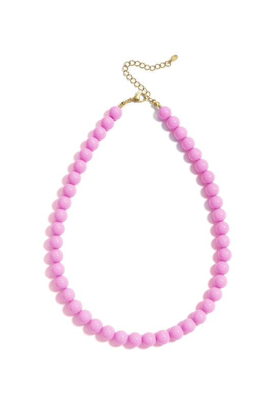 Kralen ketting Mila - roze