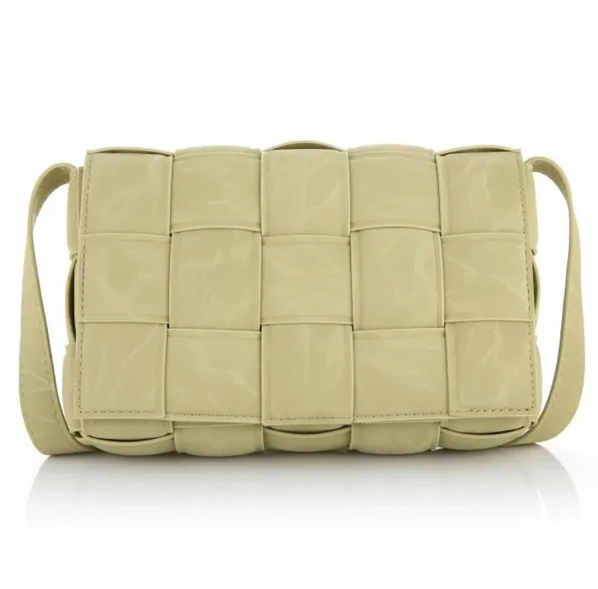 Tas gevlochten - khaki
