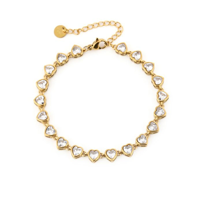 Armband diamonds heart