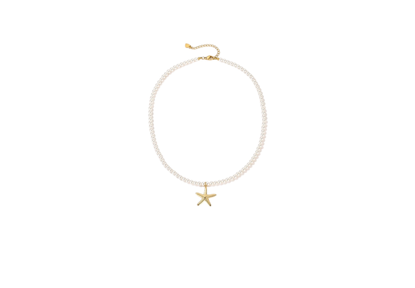 Ketting parels met zeester