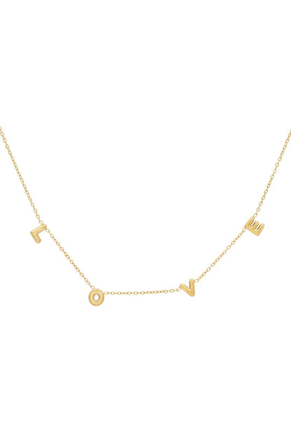 Ketting love letters
