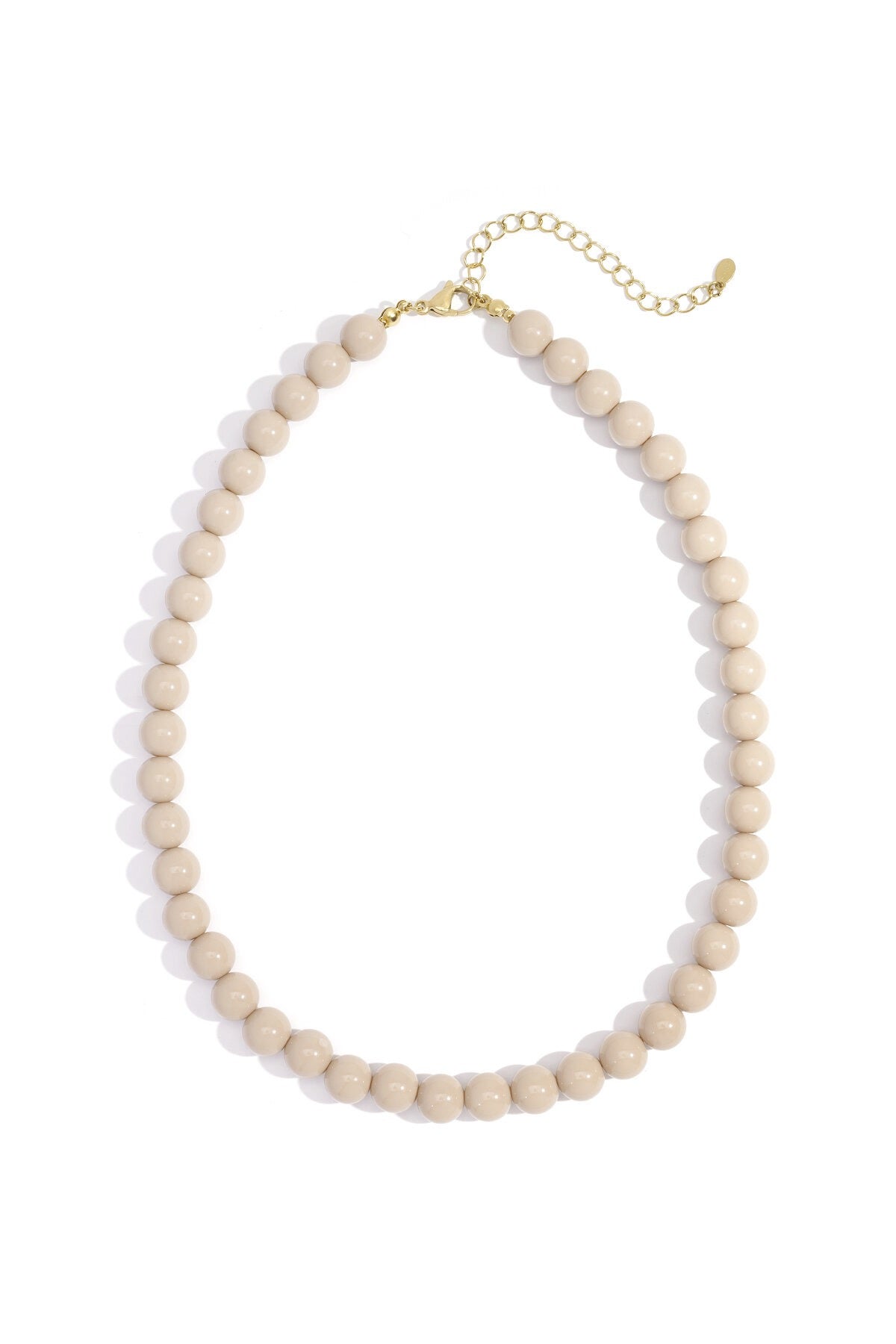 Kralen ketting Mila - coffee