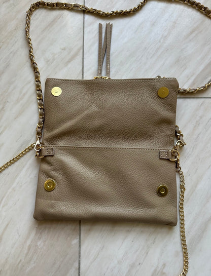 Tas Zara - beige (echt leer)