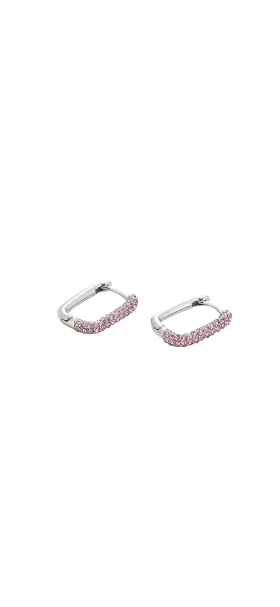 Oorbellen shiny - roze