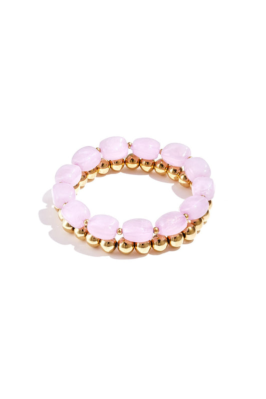 Armbanden set Nanna - roze