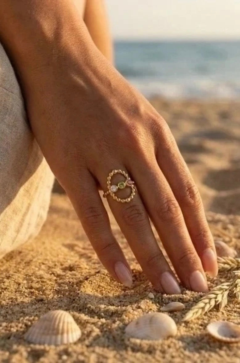 Ring Nikki - multicolor