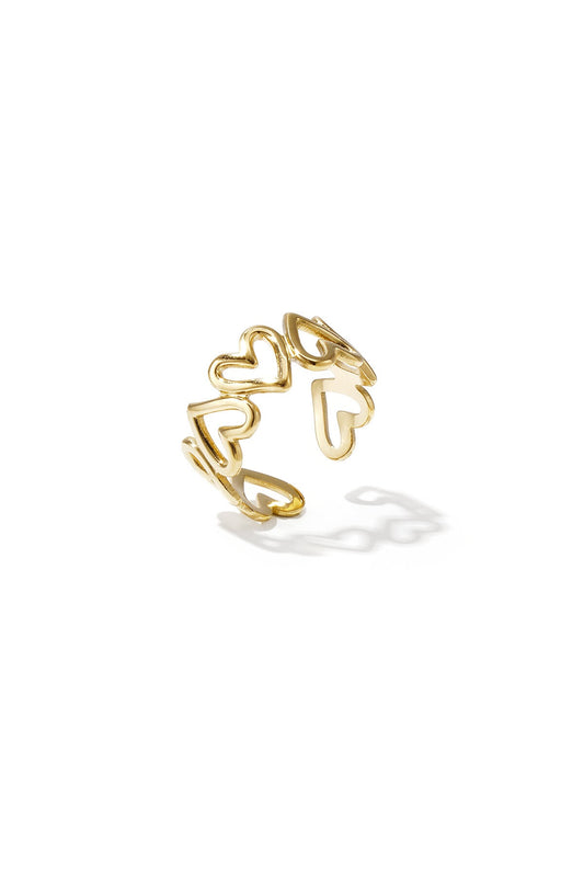 Ring open hearts