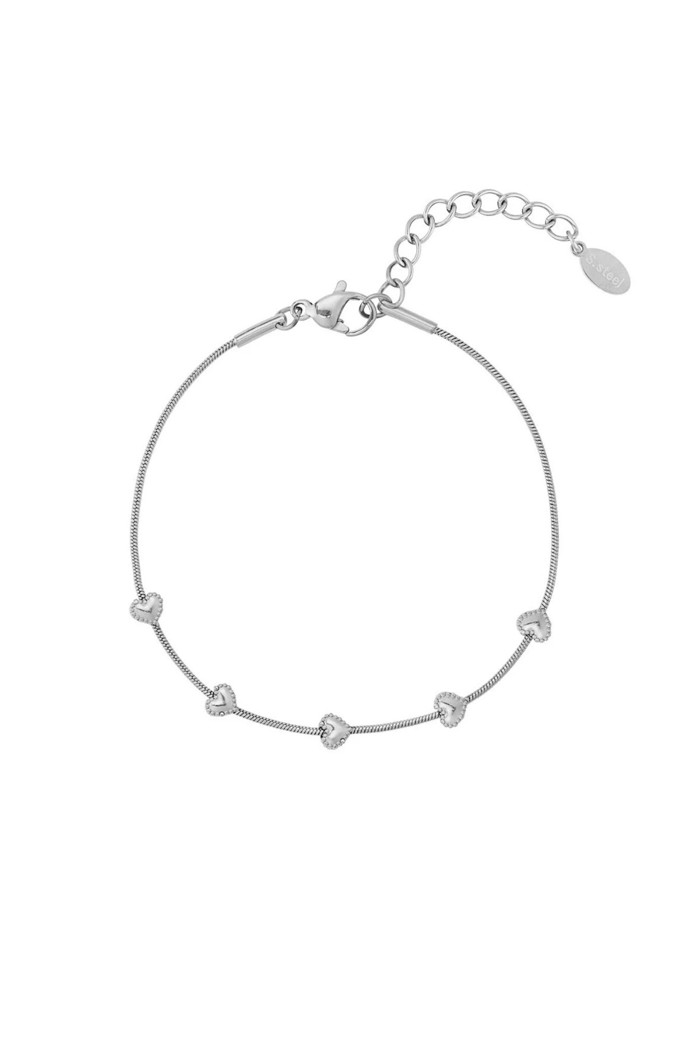 Armband kleine hartjes