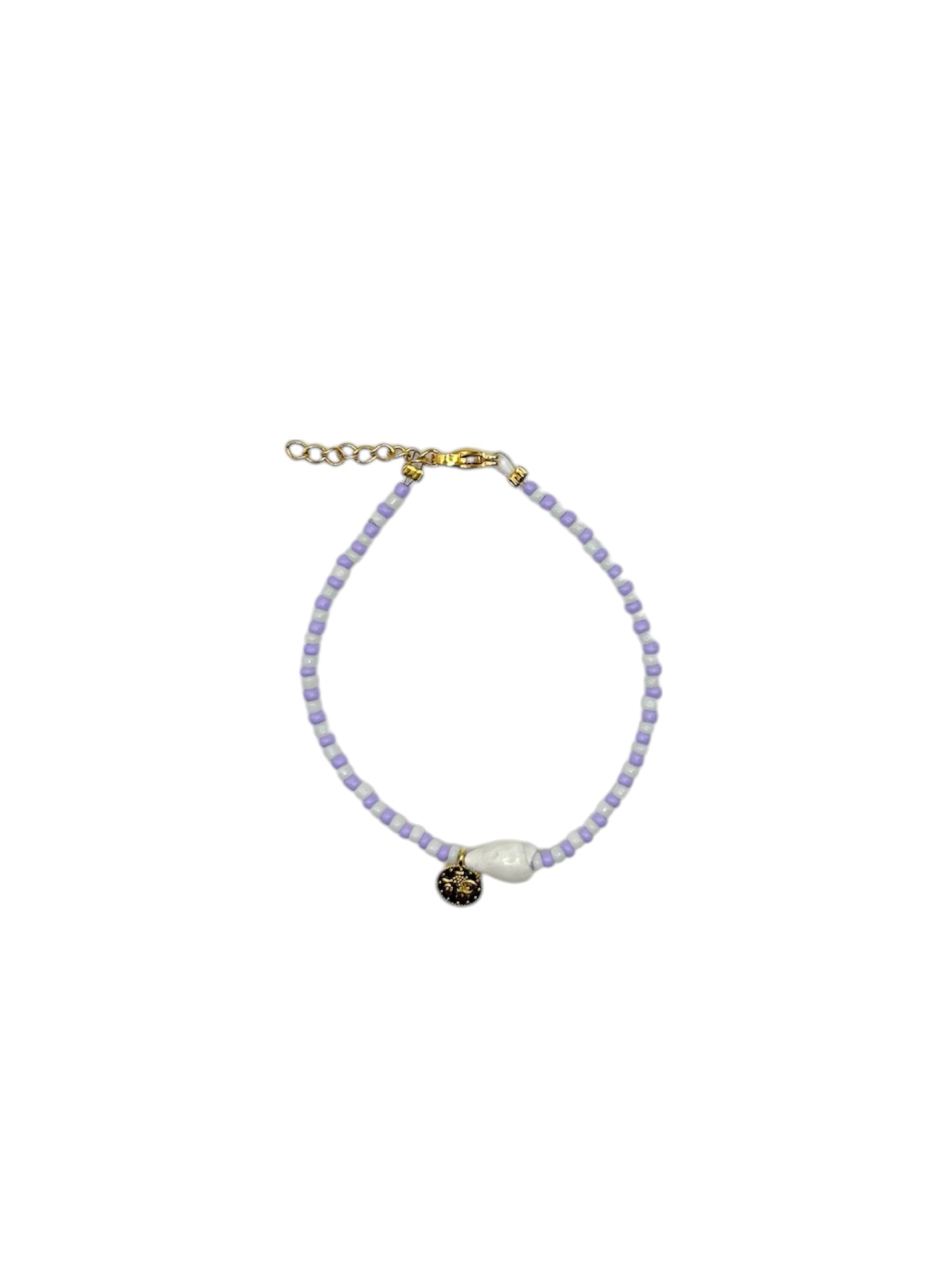 Armbandje purple shell