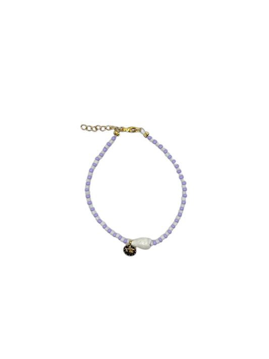 Armbandje purple shell