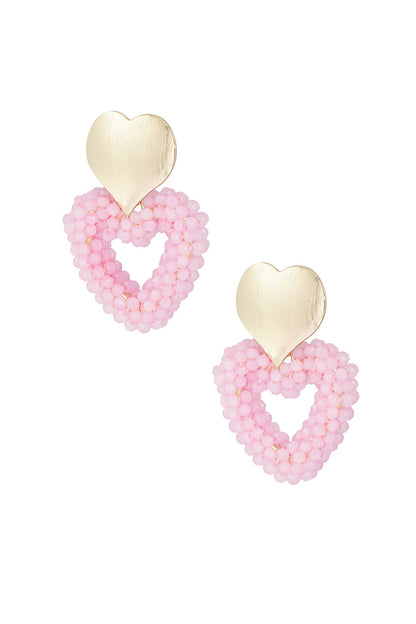 Oorbellen sweet - roze