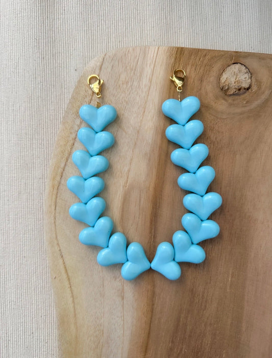 Telefoon koord - blauw