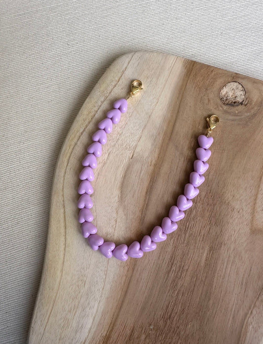 Telefoon koord - paars