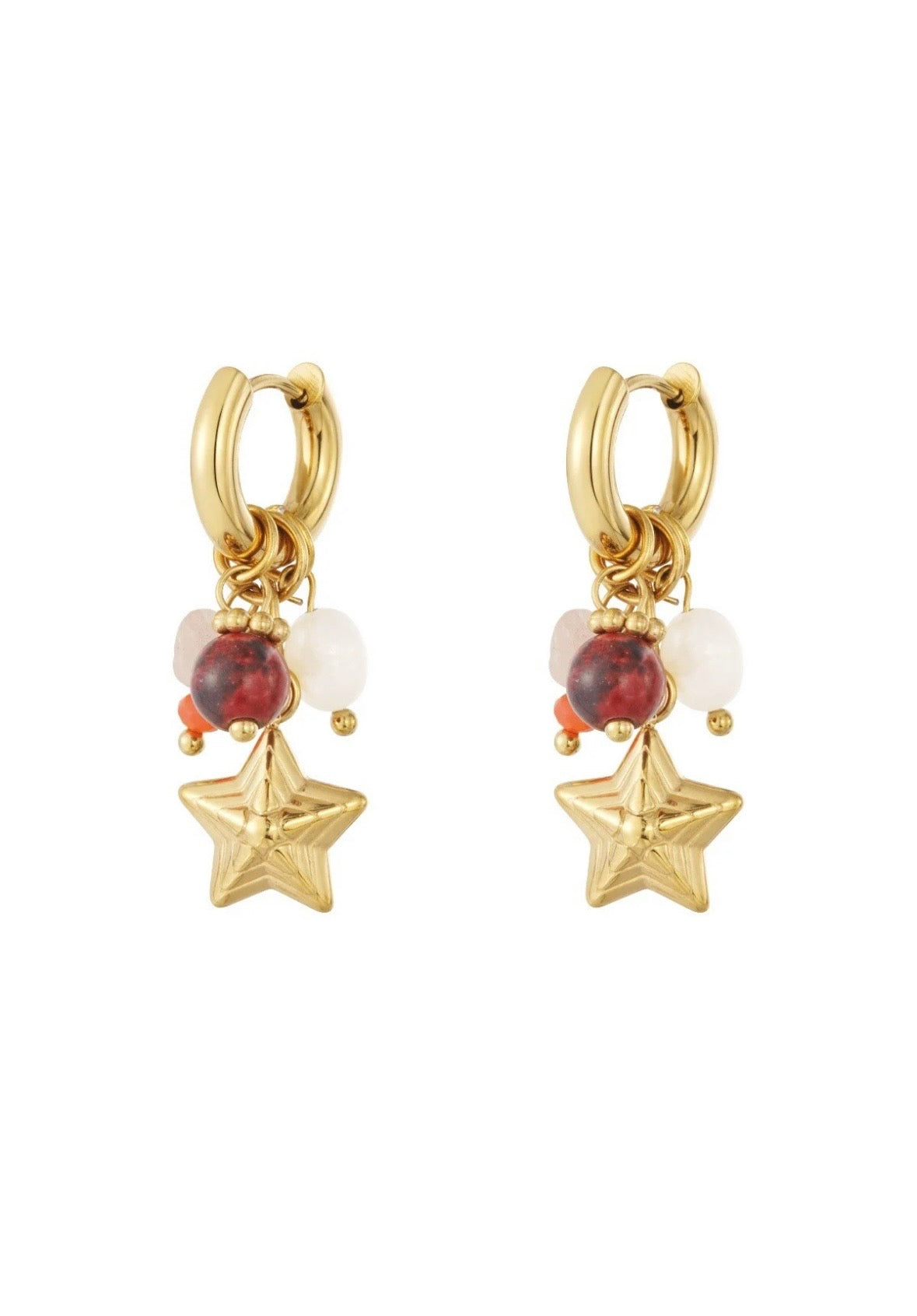 Oorbellen colorful stars