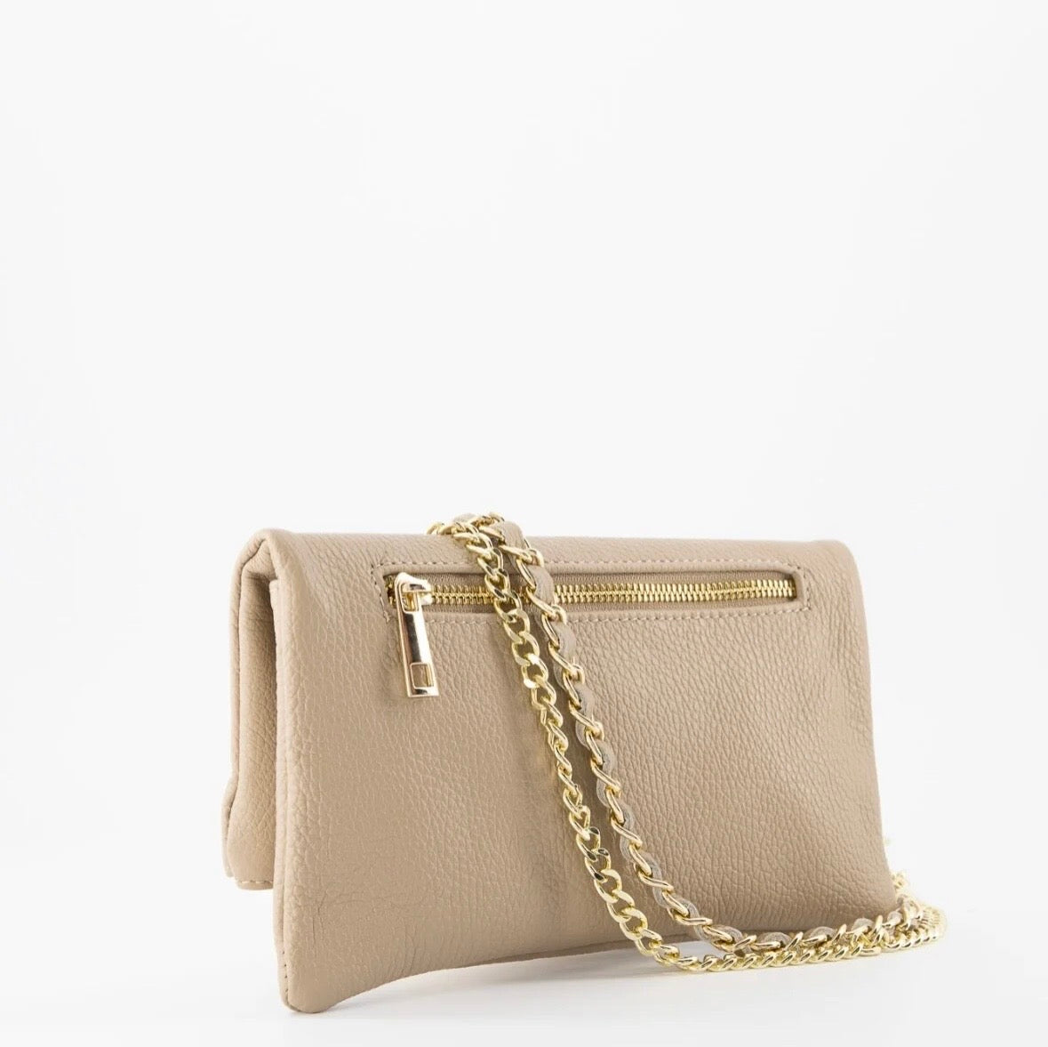 Tas Zara - beige (echt leer)