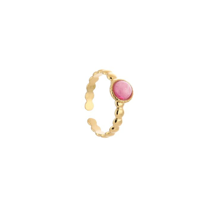 Ring roze steentje