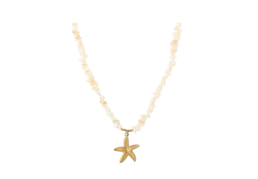 Ketting sunny - parel