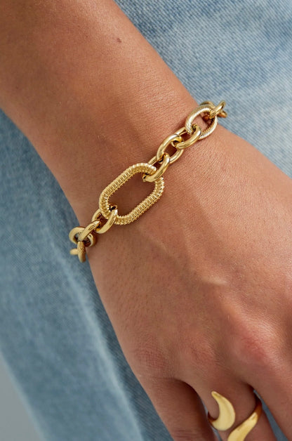 Armband grote schakel