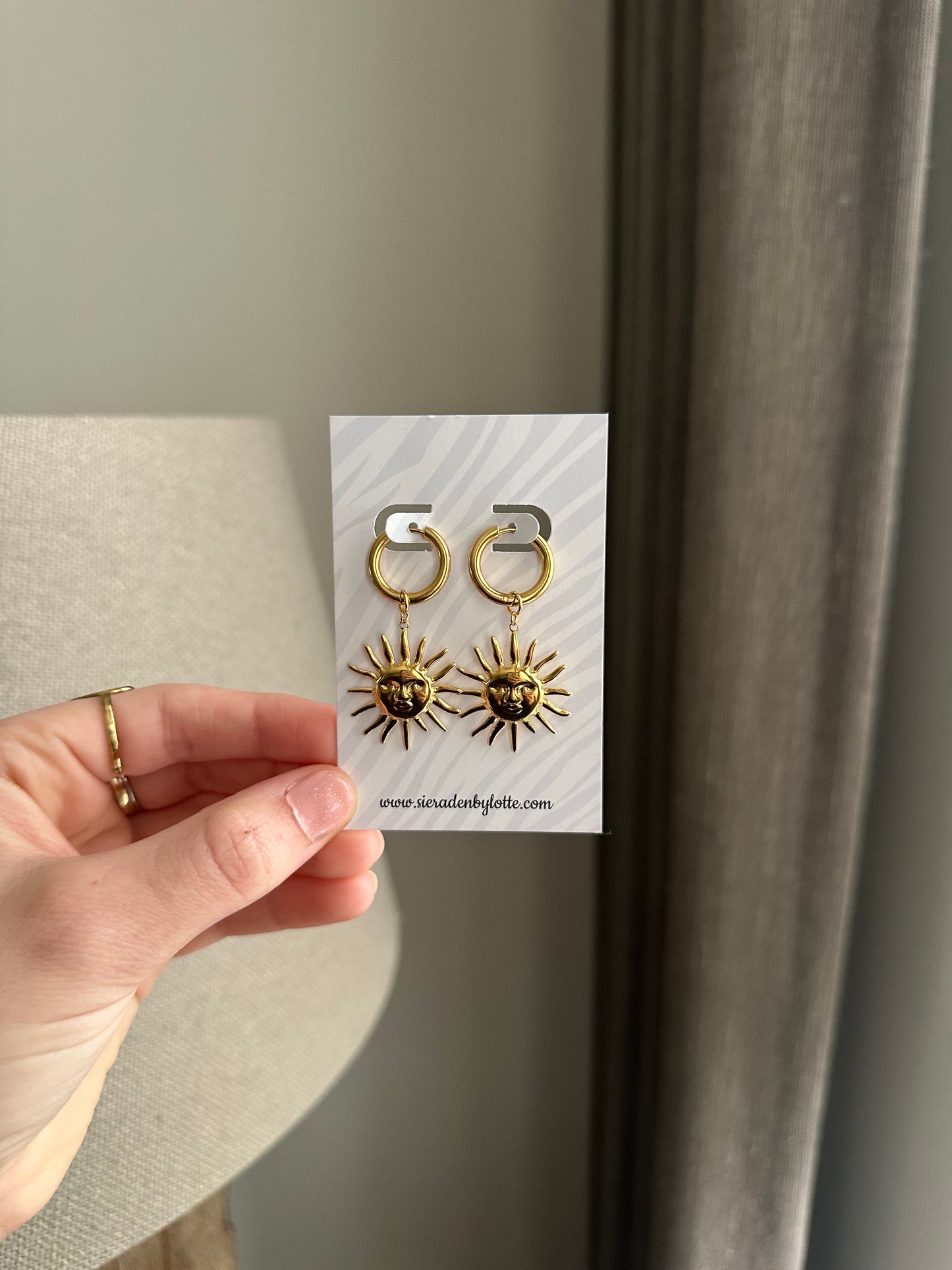 Oorbellen zonnetje