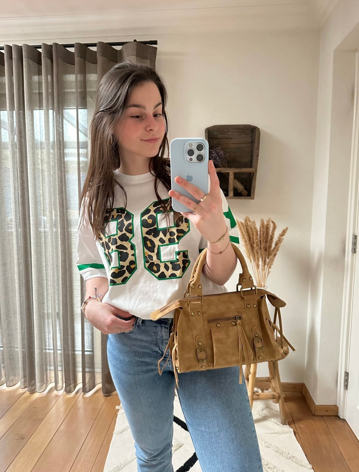 T-shirt Amy - wit