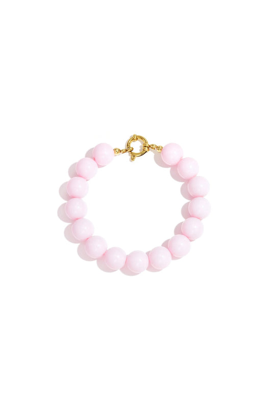 Kralen armband Mila - lichtroze