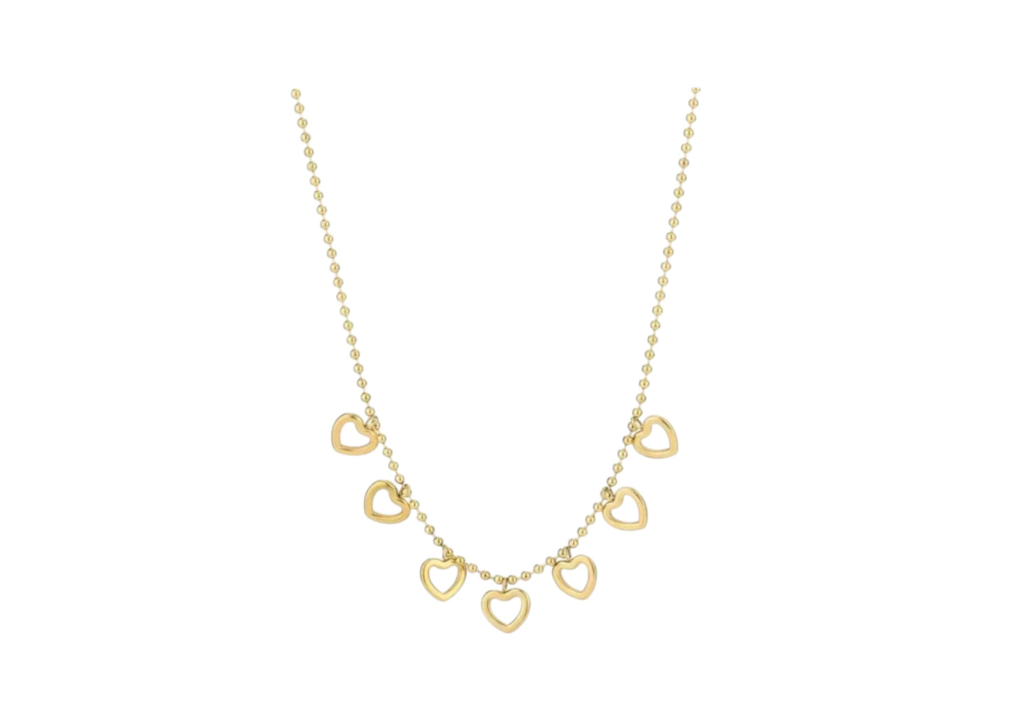 Ketting lovely hearts