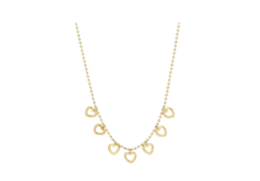 Ketting lovely hearts