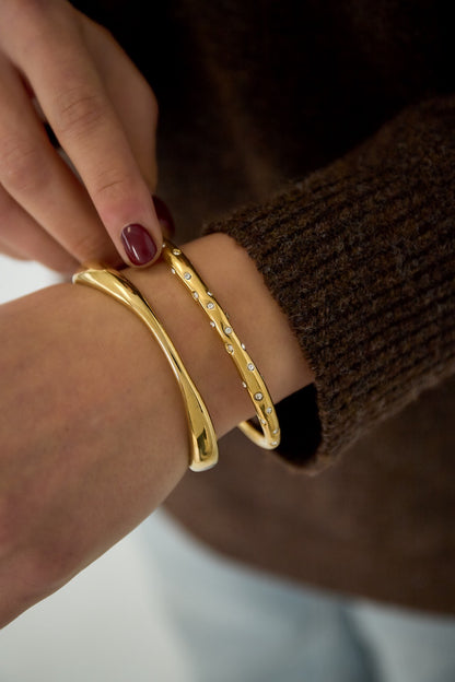 Bangle armband shiny