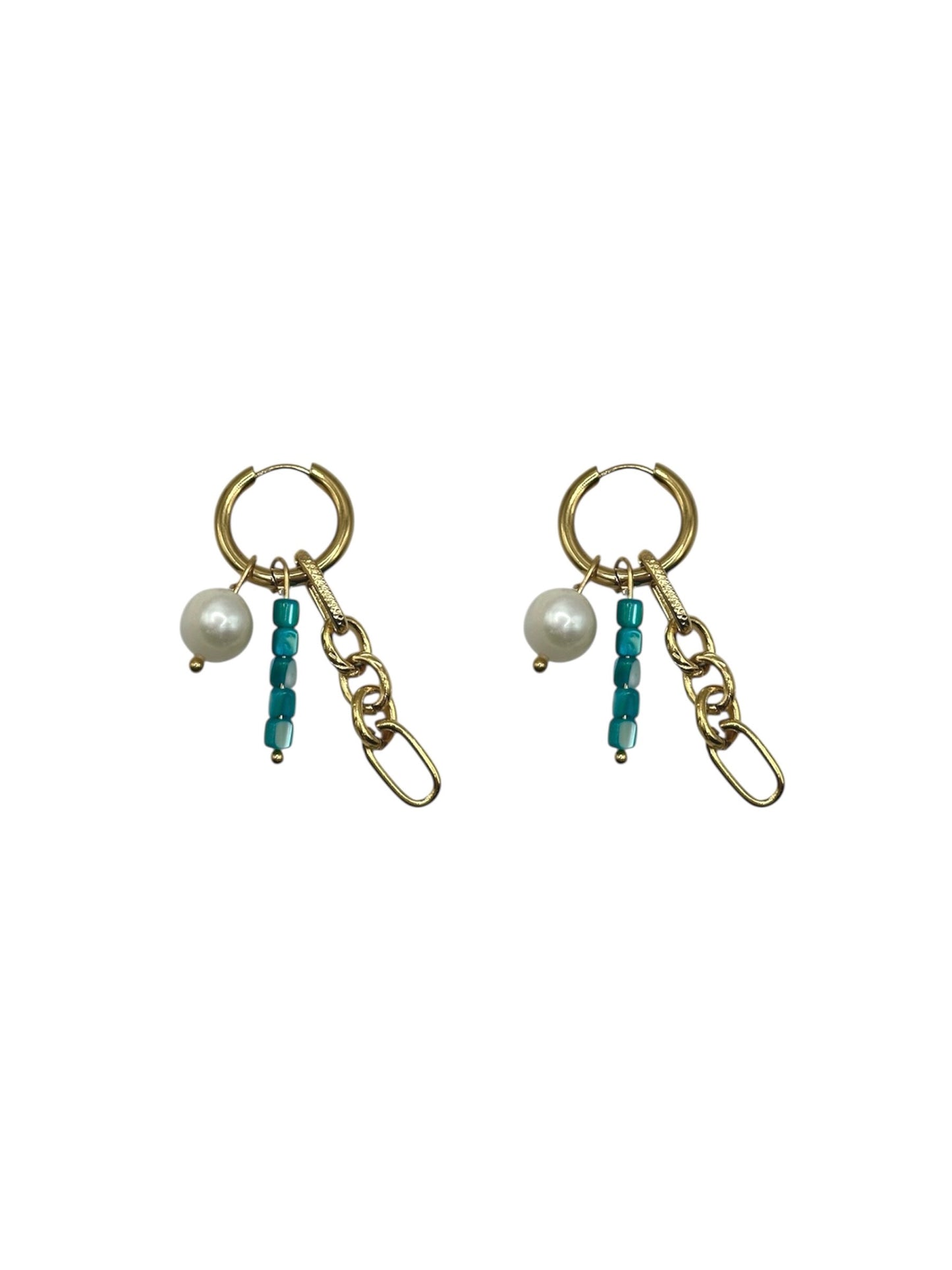 Oorbellen ocean blue