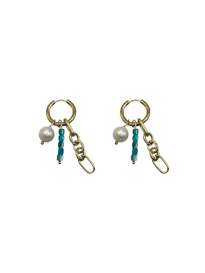 Oorbellen ocean blue